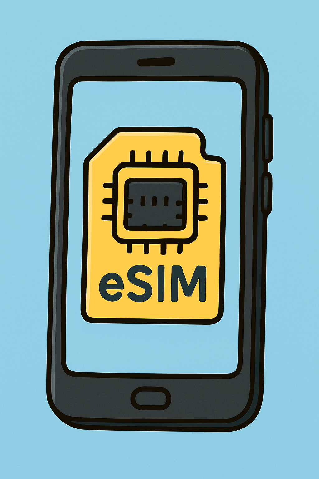 Android device with an eSIM