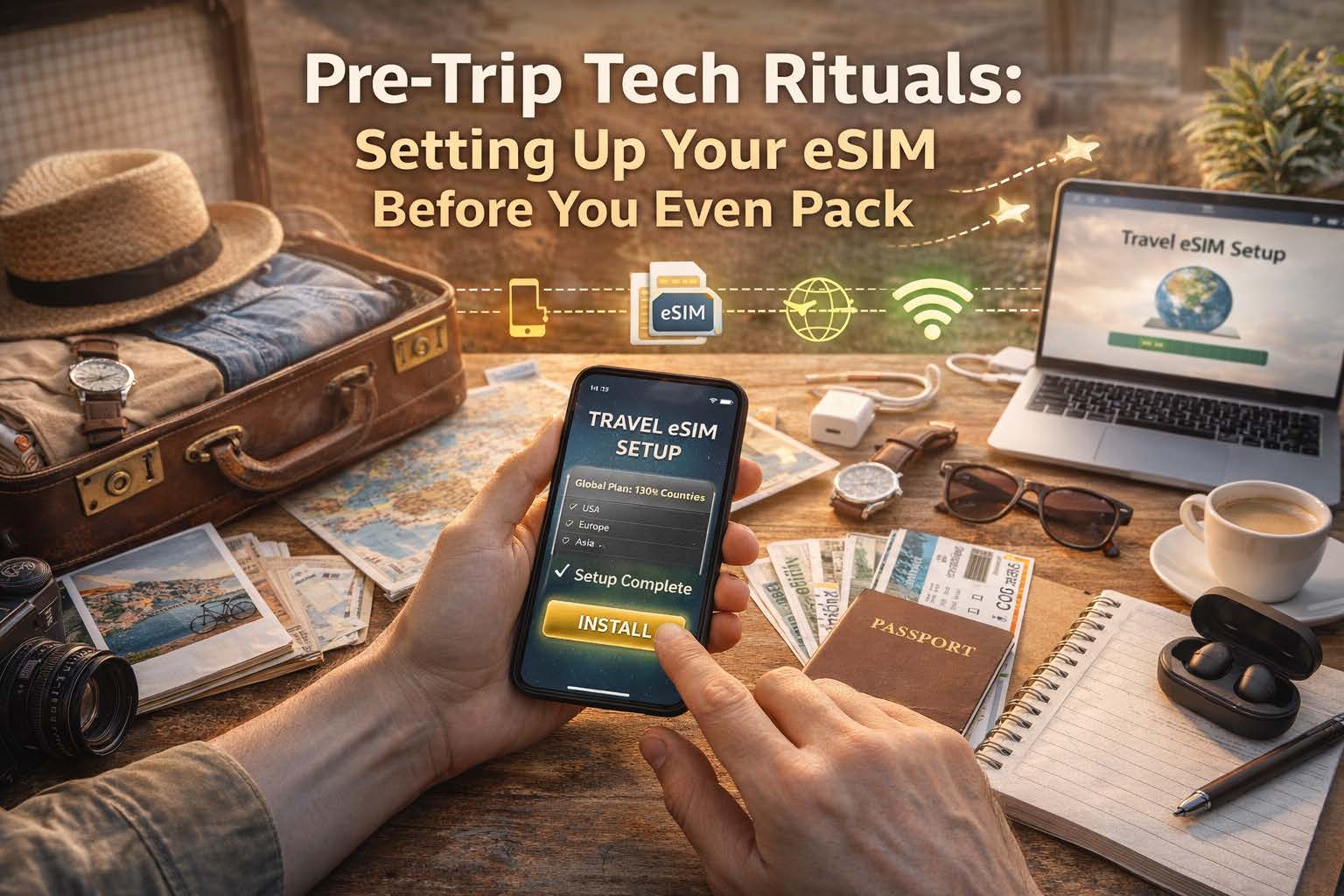 Download your eSIM before your vacation