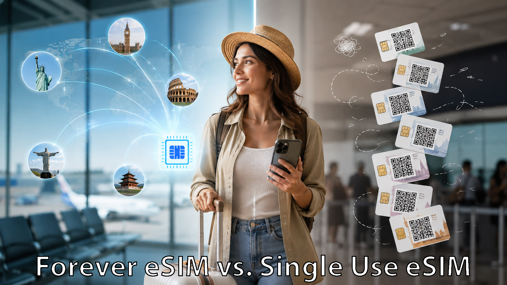 Forever, reusable eSIM versus Single use eSIM