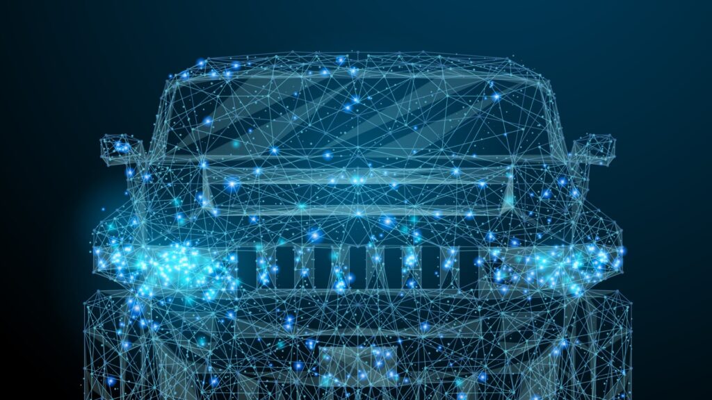 Connected Vehicle with Connected Lines of Data