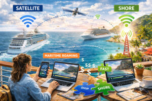 Cruise ship roaming - eSIM vs. Satellite